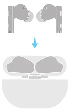 HUAWEI 6020873 Freebuds Pro - Charging the earbuds