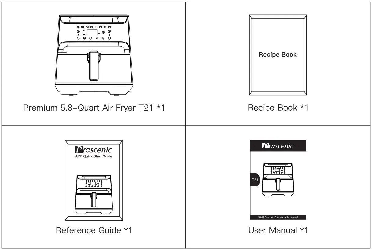 Proscenic T21 Air Fryer-1