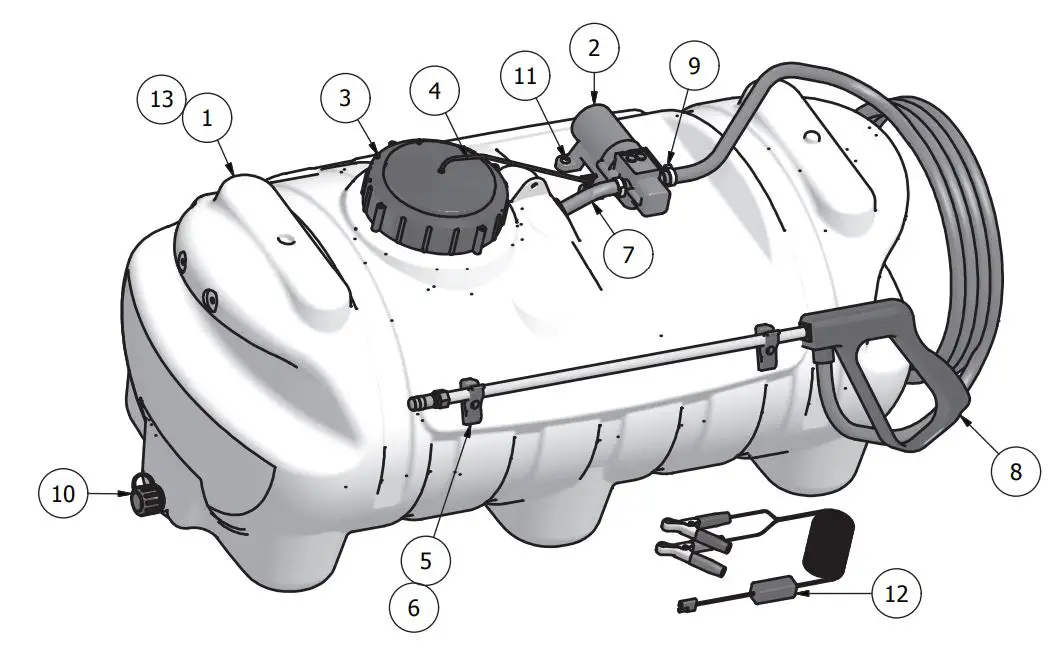 WORKHORSE LG15ESS 15 & 25 GALLON SPOT SPRAYER Instruction Manual - LG15EDS & LG25EDS Overview