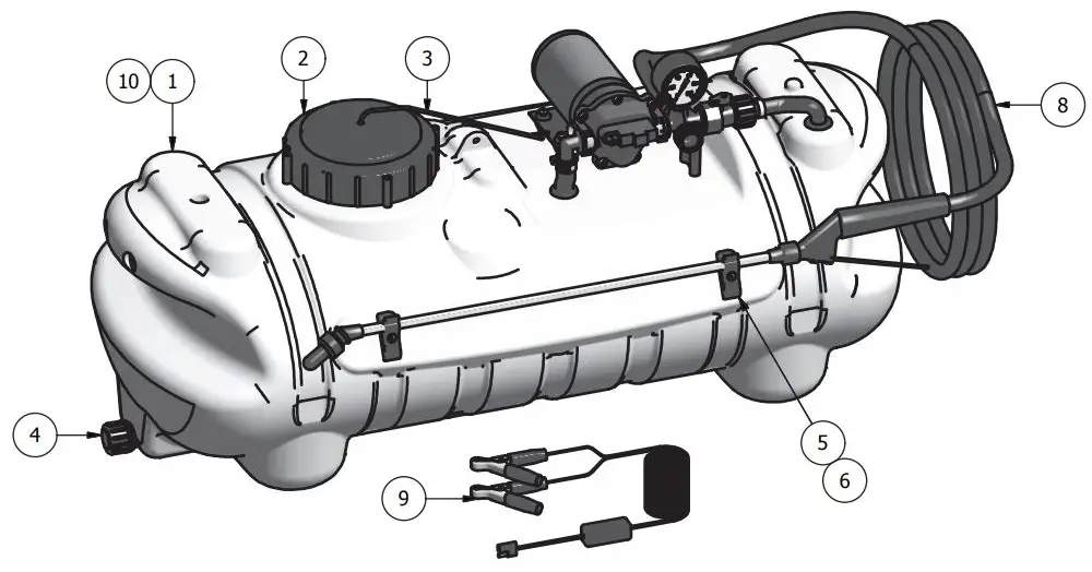WORKHORSE LG15ESS 15 & 25 GALLON SPOT SPRAYER Instruction Manual - LG15SSS & LG25SSS