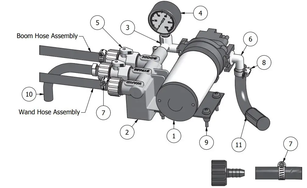 WORKHORSE LG15ESS 15 & 25 GALLON SPOT SPRAYER Instruction Manual - PUMP ASSEMBLY