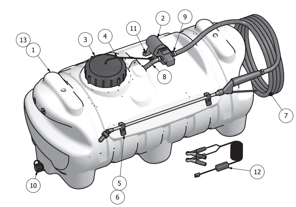 WORKHORSE LG15ESS 15 & 25 GALLON SPOT SPRAYER Instruction Manual - Product Overview