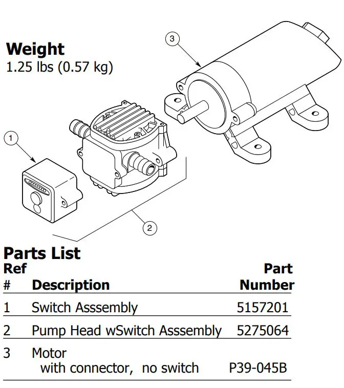 WORKHORSE LG15ESS 15 & 25 GALLON SPOT SPRAYER Instruction Manual - Weight