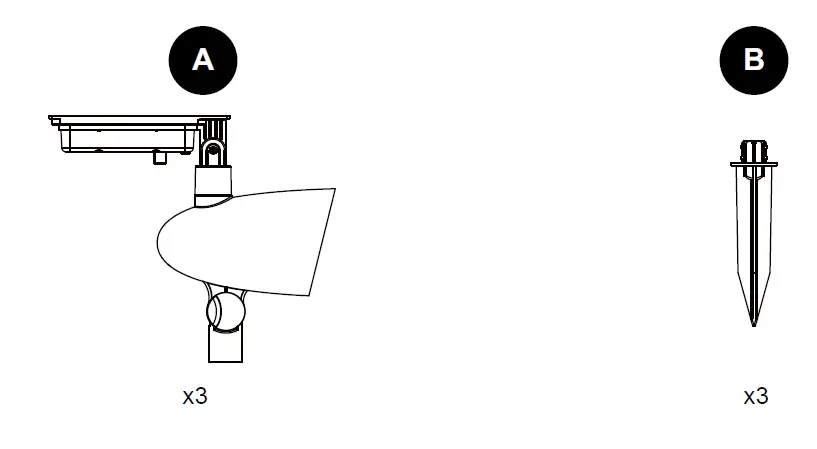 Harbor Breeze SS86P-F60C-BK-M3 3-Ct 60 Lumen Solar Spotlights-04