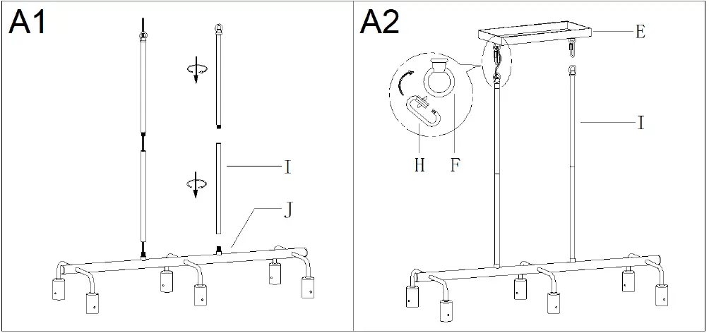ZEVNI-A04764-Gerda-6-Light-Black-Brass-Modern-Contemporary-Chandelier-03
