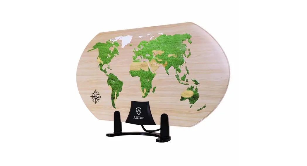 Antop At-122b Paper Thin World Map Indoor Hdtv Antenna User Manual