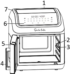 Sur La Table SLT-1807 13QT Air Fryer Oven 4