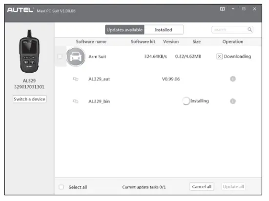 AUTEL AutoLink AL329 OBD2-EOBD Handheld Code Reader - Fig 1