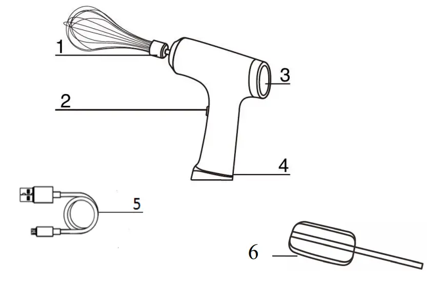 marta MT-MX1523A Hand Mixer - Figure 1