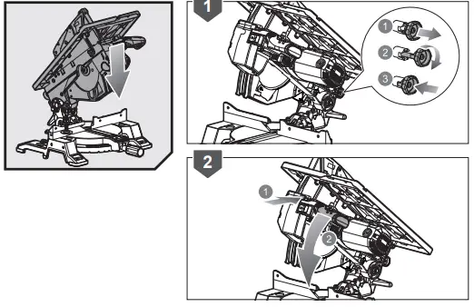 RYOBI RTMS1800 Combined Miter Saw 15