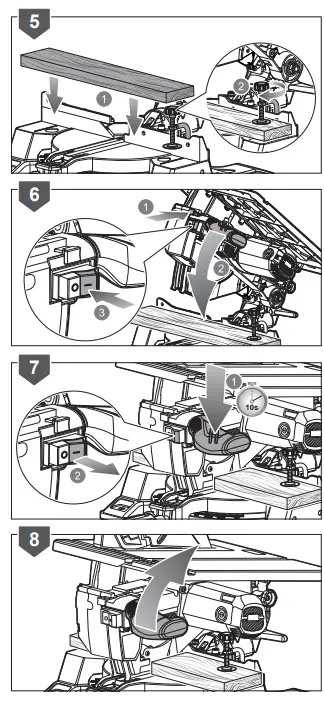 RYOBI RTMS1800 Combined Miter Saw 17
