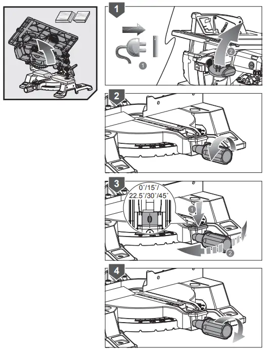 RYOBI RTMS1800 Combined Miter Saw 18
