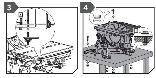 RYOBI RTMS1800 Combined Miter Saw 3