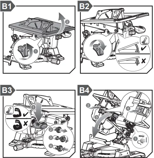 RYOBI RTMS1800 Combined Miter Saw 6