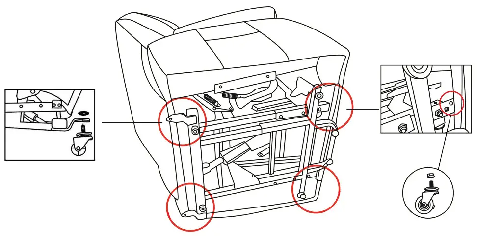 ROYALE MEDICAL S19401 Chadwick Lift Chair Range - electric shock