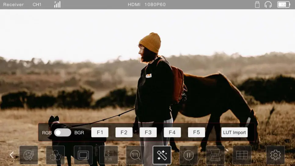 RENTAPHOTO Mars M1 Monitor Transmitter - LUT application