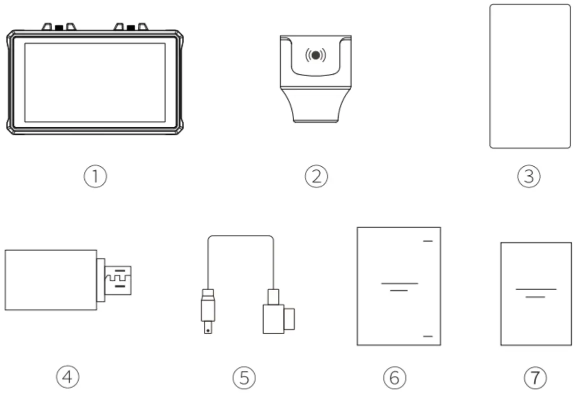 RENTAPHOTO Mars M1 Monitor Transmitter - Packing List