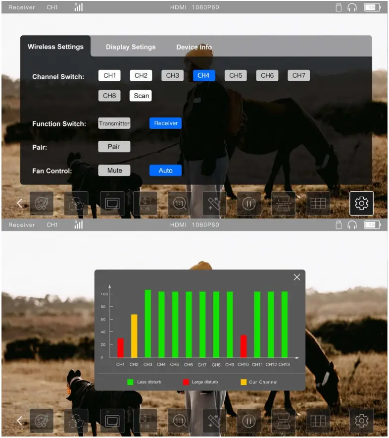 RENTAPHOTO Mars M1 Monitor Transmitter - Scan Channels