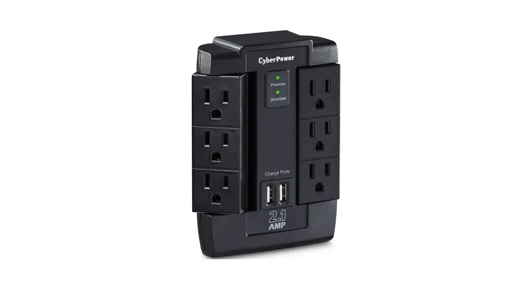 Cyberpower Csp600wsu 6-outlet And 2 Usb Surge Protector Wall-tap User Manual Cyberpower Csp600wsu 6-outlet And 2 Usb Surge Protector Wall-tap User Manual