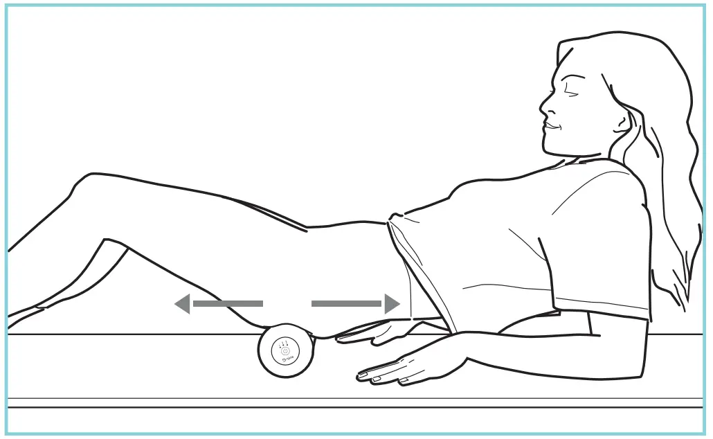 njoie Proto Vibrating Peanut Massage Ball Roller - BUTTOCKS