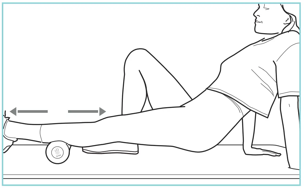 njoie Proto Vibrating Peanut Massage Ball Roller - CALVES