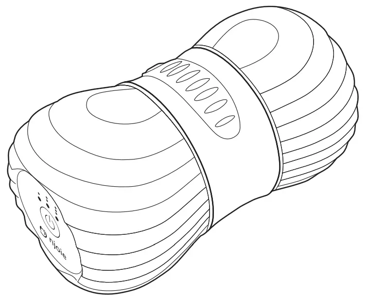 njoie Proto Vibrating Peanut Massage Ball Roller - Fig