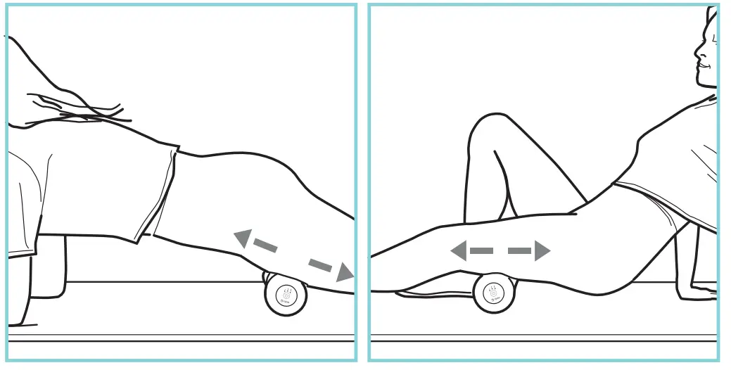 njoie Proto Vibrating Peanut Massage Ball Roller - HAMSTRINGS