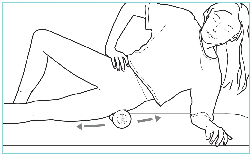 njoie Proto Vibrating Peanut Massage Ball Roller - WAIST