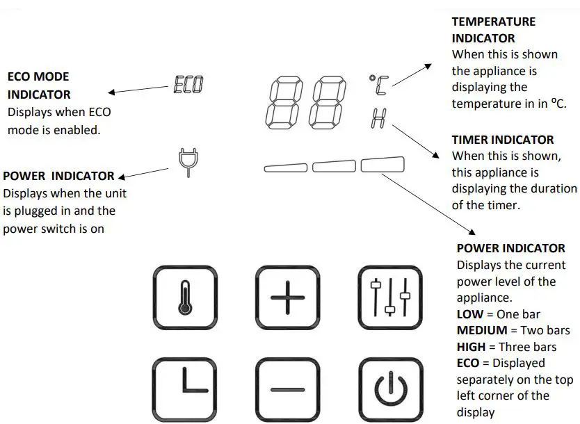 electriQ EDR-TRD1025B 2.5kw Oil Filled Radiator-fig5