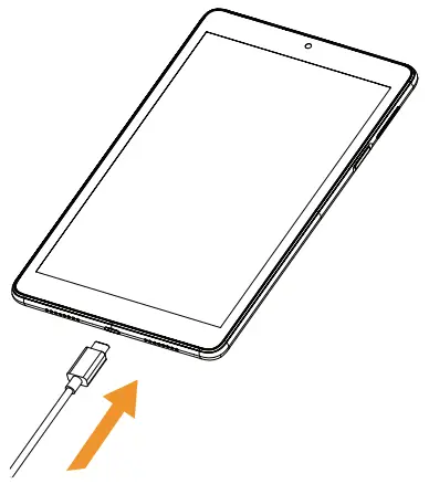 TCL 9048S 8.0 inch FHD display 4G LTE Tablet-- Charge