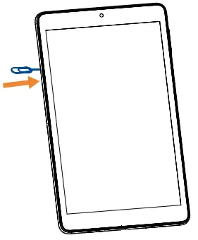 TCL 9048S 8.0 inch FHD display 4G LTE Tablet-- Step 1