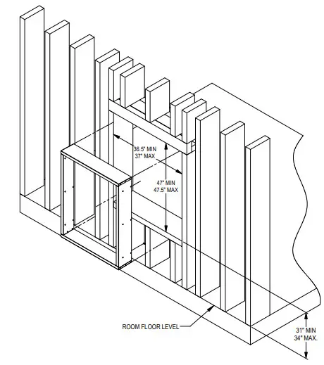 Bard IWSR-A23 I-TEC Wall Sleeve for Recessed Wall Louvers - figure 3
