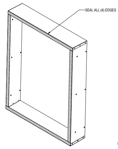 Bard IWSR-A23 I-TEC Wall Sleeve for Recessed Wall Louvers - figure 4