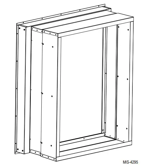 Bard IWSR-A23 I-TEC Wall Sleeve for Recessed Wall Louvers