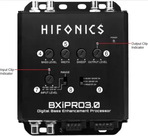 HIFONIC-BXiPRO3-Digital-Bass-Enhancement-Processor-Functions-And-Operations