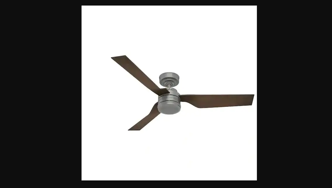 Hunter 50923 Holcomb 52-inch Indoor/outdoor Matte Silver Ceiling Fan Instruction Manual
