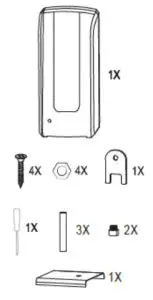 LUXTON B08J2VDCMQ Automatic Hand Sanitizer Dispenser - packing list