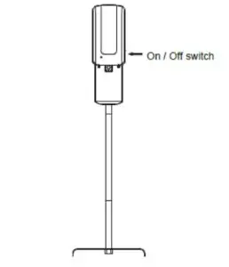 LUXTON B08J2VDCMQ Automatic Hand Sanitizer Dispenser - parts name F