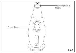 Homedics UHE-OW14 Cool and Warm Mist Oscillating Ultrasonic Humidifier Instruction Manual and Warranty Information