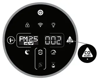 HOOVER HHP50CA001 Air Purifier -- Alarm