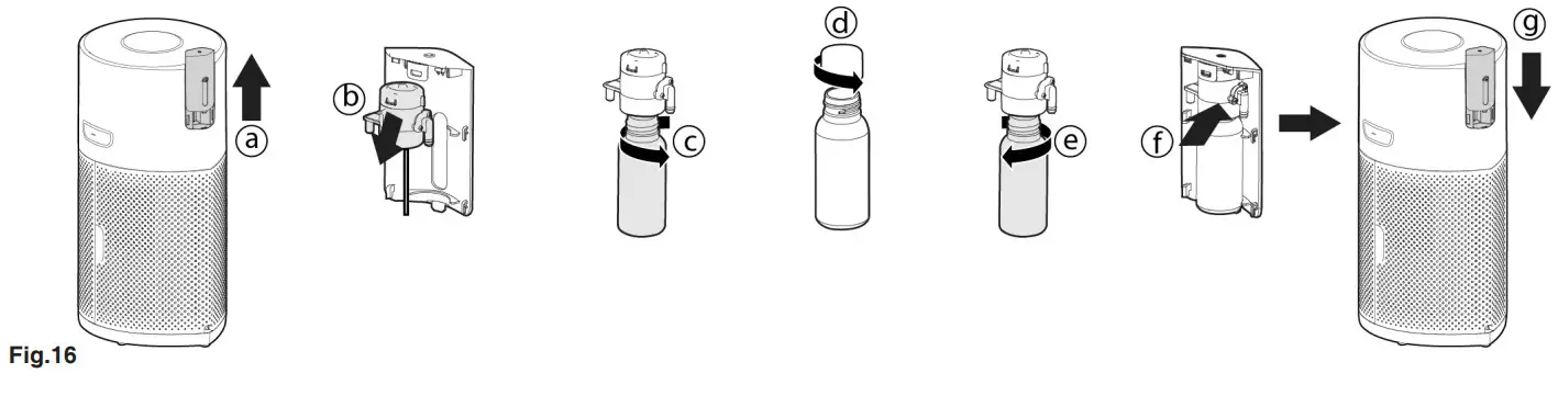 HOOVER HHP50CA001 Air Purifier -- Fig. 16