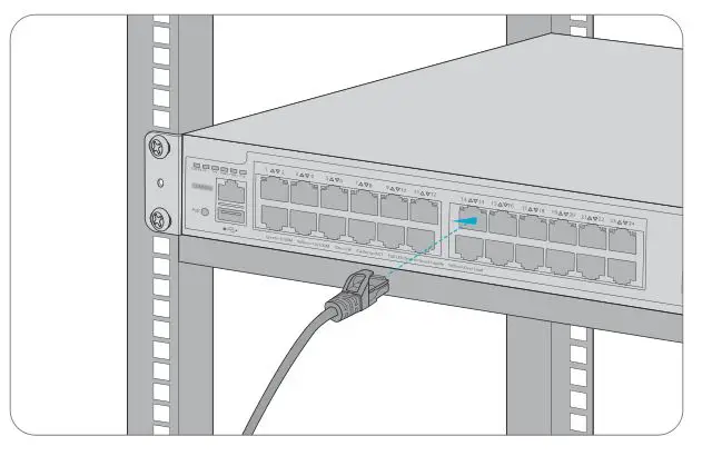 FS Managed L2+ Gigabit PoE+ Switches - Connecting the RJ45 Ports