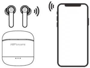HiFuture 3TSOBBB6IJT1 Flybuds TWS Earbuds - HiFuture FlyBuds