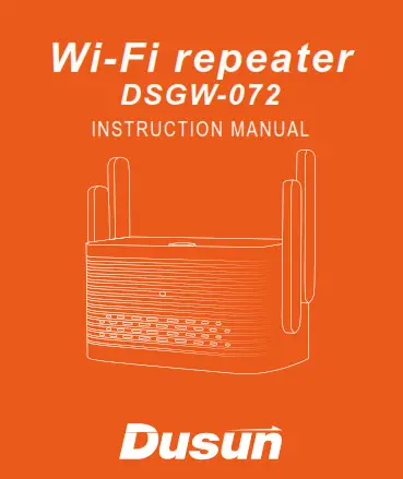 Dusun DSGW-072 WiFi Cover