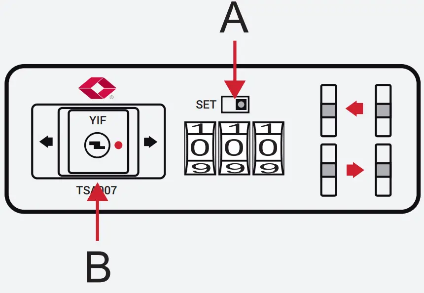 DELSEY 01237 Code Lock
