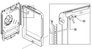Attaching front panel