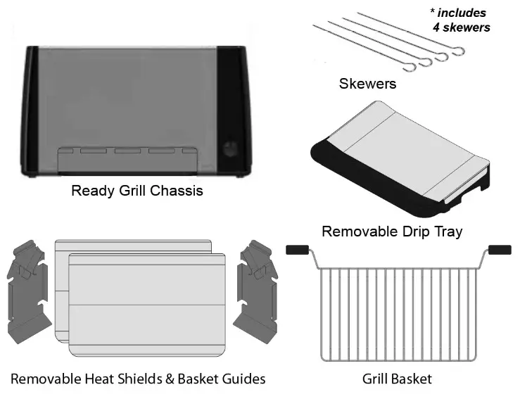 OVATION OV04 Vertical Grill- PARTS AND SPECIFICATIONS 2
