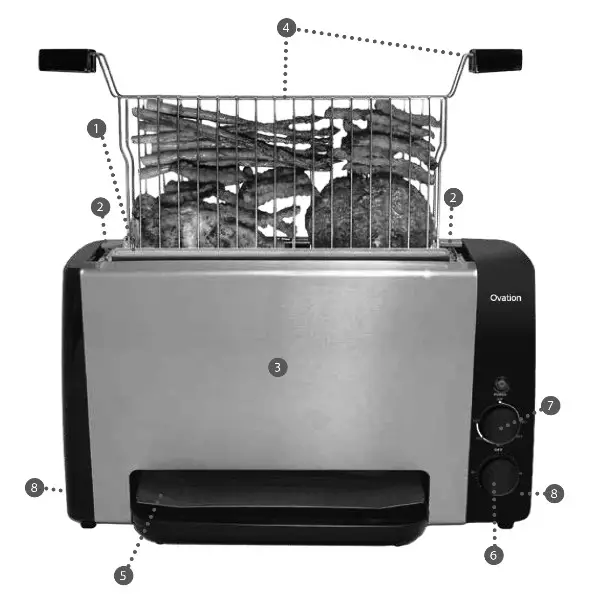 OVATION OV04 Vertical Grill- PARTS AND SPECIFICATIONS 3