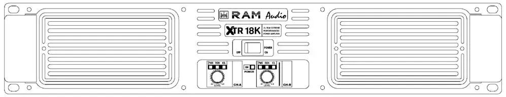 RAM Audio XTR Series Professional Power Amplifiers