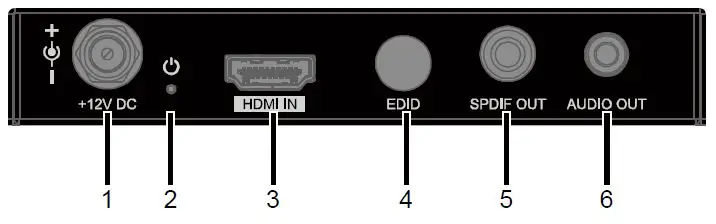 BINARY 260 Series B-260-HDMI-CTRL 4K HDR In-Line Controller fig1
